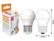 Avide LED Globe Mini 6W G45 E27 NW 4000K izzó